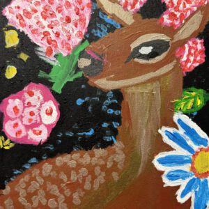 Deer in Flowers