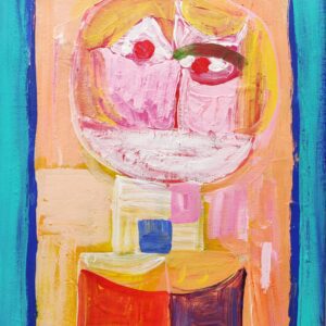 Portrait of a Man- inspired by Paul Klee