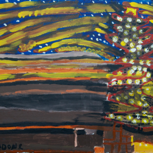 Sunset Christmas Tree