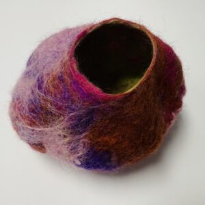 Wet Felting Vase